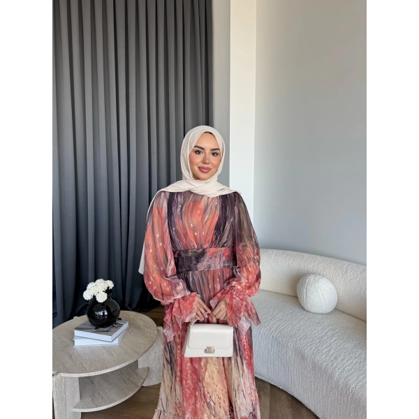 Ng - Azale Elbise - Toprak