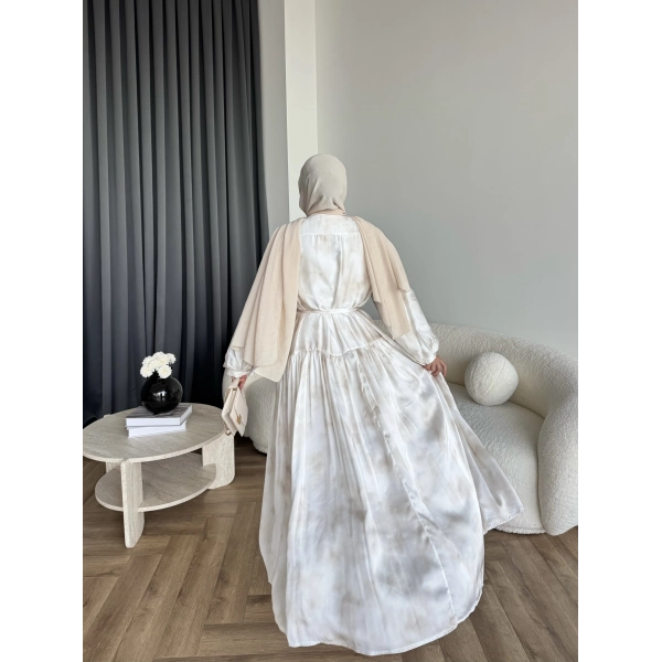 Ng - Laura Saten Elbise - Bej