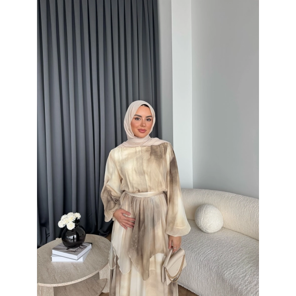 Ng - Milles Elbise - Bej