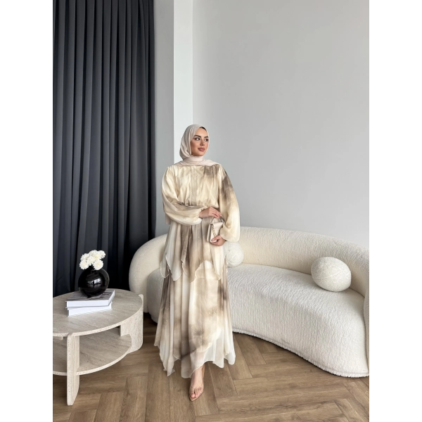 Ng - Milles Elbise - Bej