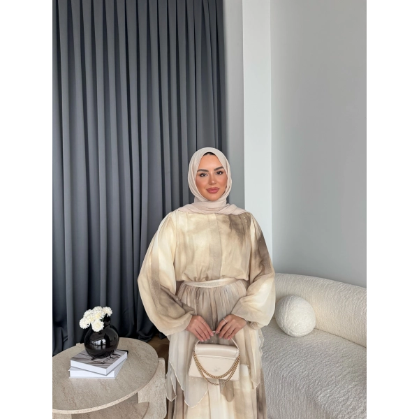 Ng - Milles Elbise - Bej