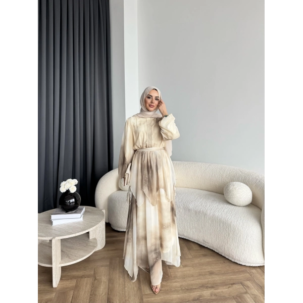 Ng - Milles Elbise - Bej