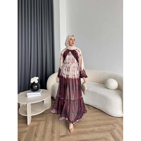 Ng - Rose Elbise - Bordo