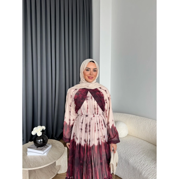 Ng - Rose Elbise - Bordo