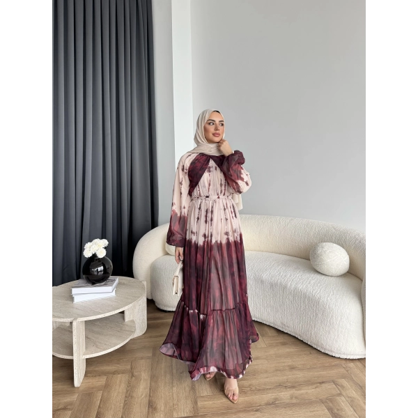 Ng - Rose Elbise - Bordo