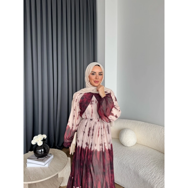 Ng - Rose Elbise - Bordo