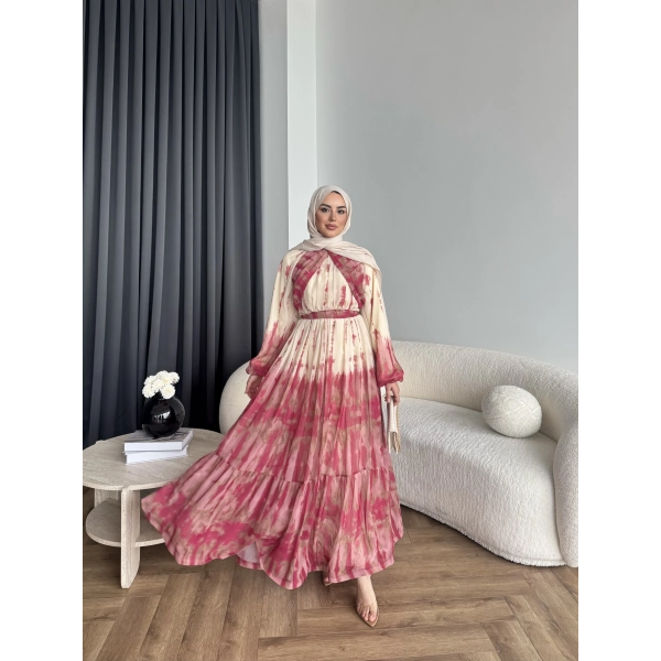 Ng - Rose Elbise - Pembe