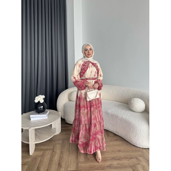 Ng - Rose Elbise - Pembe