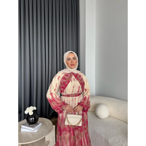 Ng - Rose Elbise - Pembe