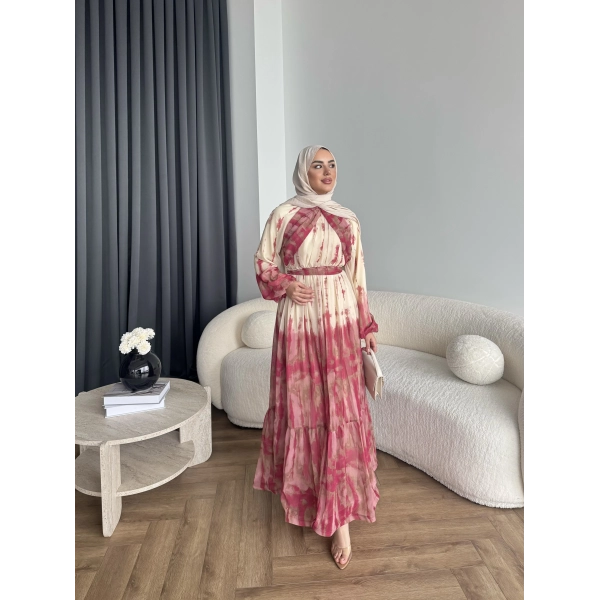 Ng - Rose Elbise - Pembe