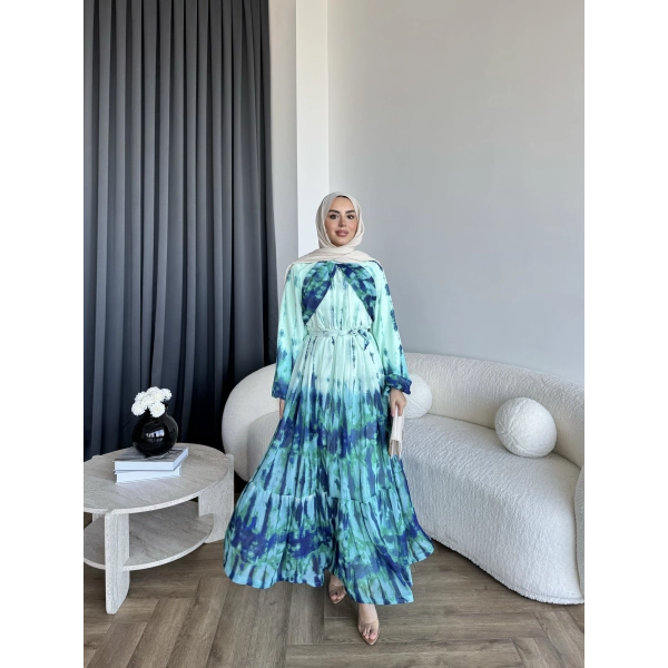 Ng - Rose Elbise - Turkuaz