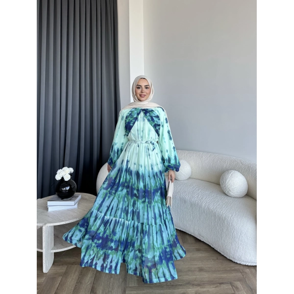 Ng - Rose Elbise - Turkuaz