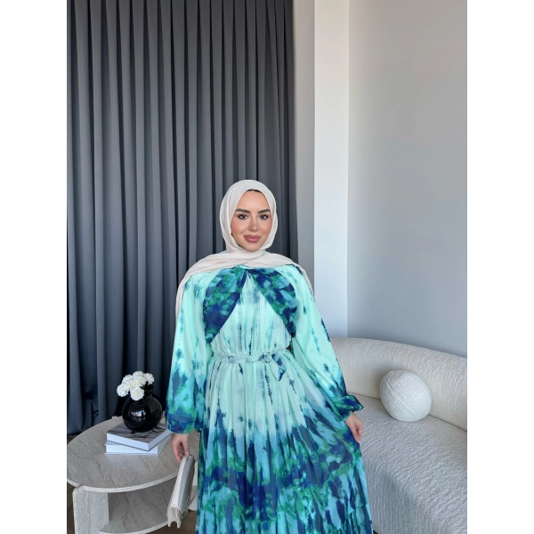 Ng - Rose Elbise - Turkuaz