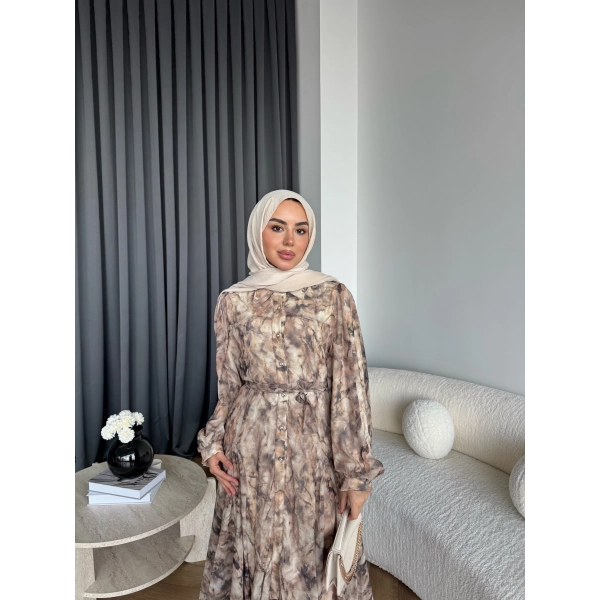 Ng - Smoke Elbise - Kahve