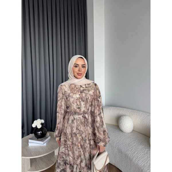 Ng - Smoke Elbise - Kahve