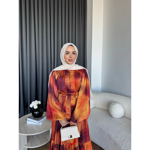 Ng - Zaina Elbise - Turuncu