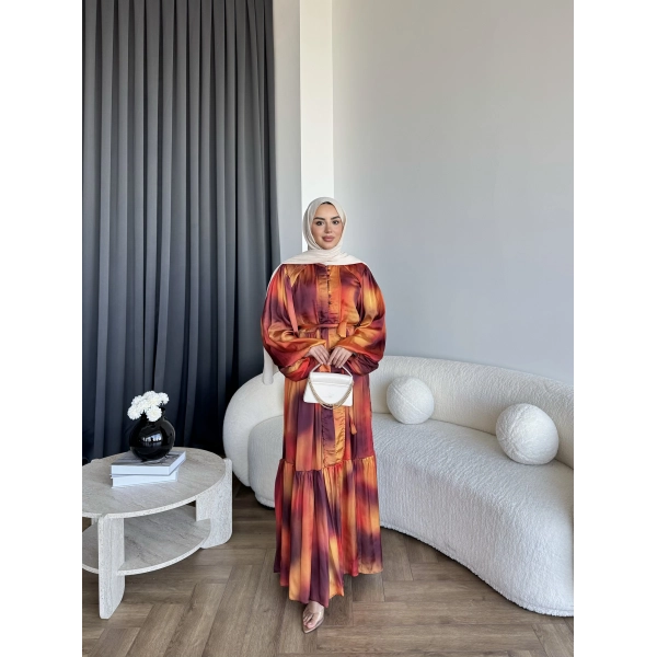 Ng - Zaina Elbise - Turuncu