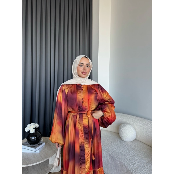 Ng - Zaina Elbise - Turuncu