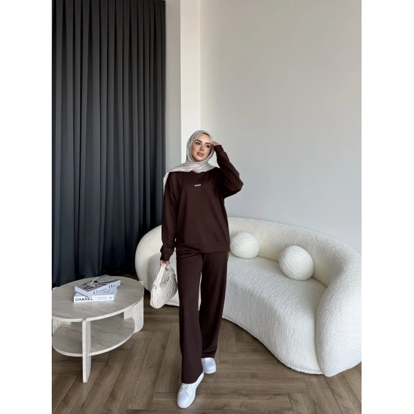 Oysh Eşofman Takım - Acı Kahve