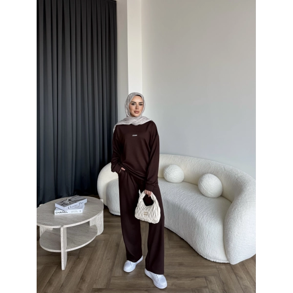 Oysh Eşofman Takım - Acı Kahve