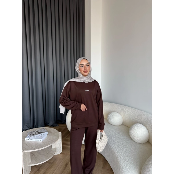 Oysh Eşofman Takım - Acı Kahve