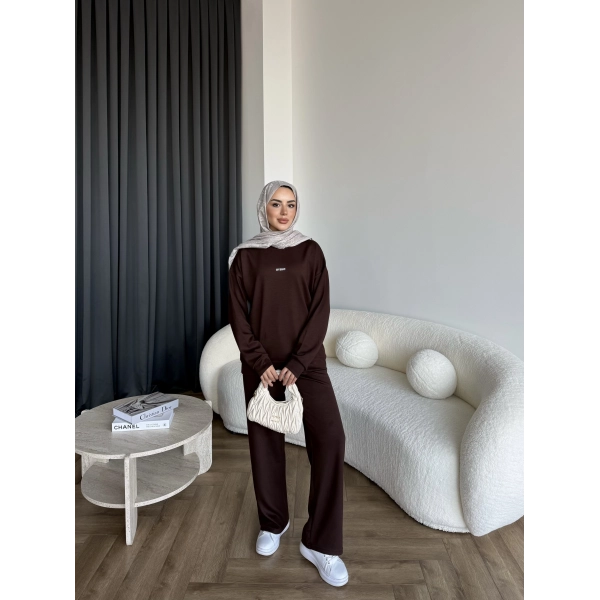 Oysh Eşofman Takım - Acı Kahve