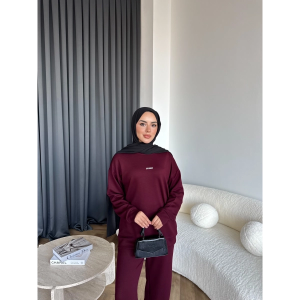 Oysh Eşofman Takım - Bordo