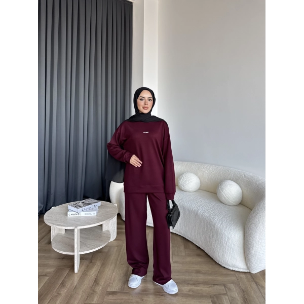 Oysh Eşofman Takım - Bordo