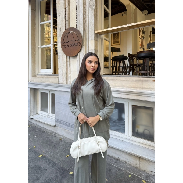 Pamira Kapşonlu Oysh Takım - Yeşil