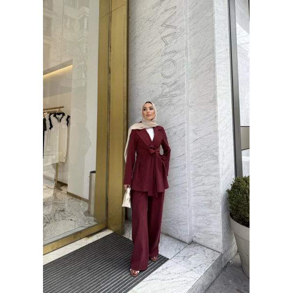 Pearly Takım - Bordo