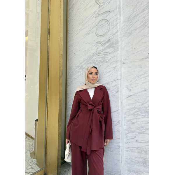 Pearly Takım - Bordo