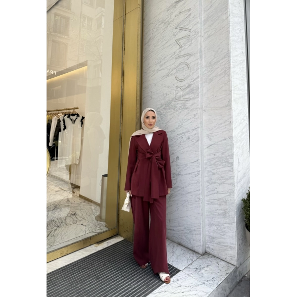 Pearly Takım - Bordo