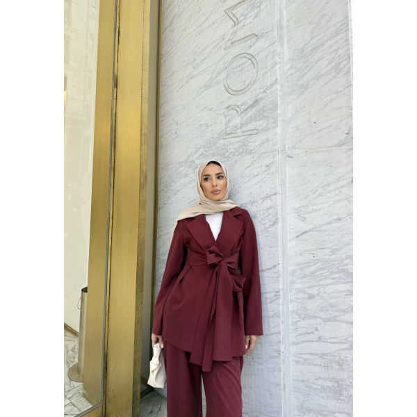 Pearly Takım - Bordo