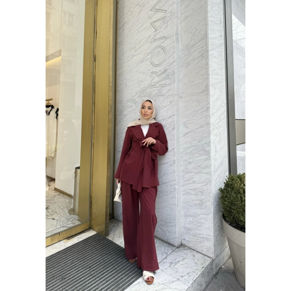 Pearly Takım - Bordo