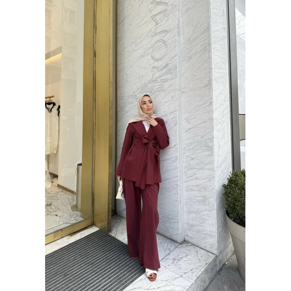 Pearly Takım - Bordo