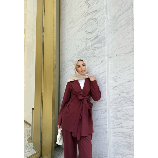 Pearly Takım - Bordo