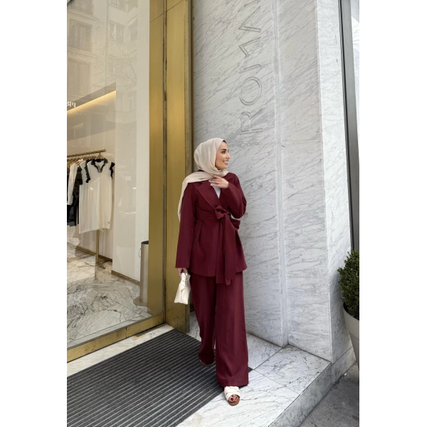 Pearly Takım - Bordo