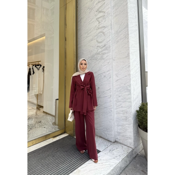 Pearly Takım - Bordo