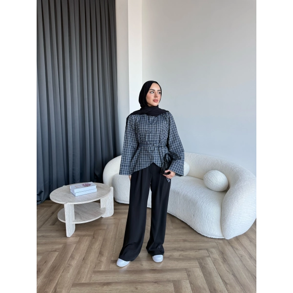 Pln-1 Asimetrik Gömlek