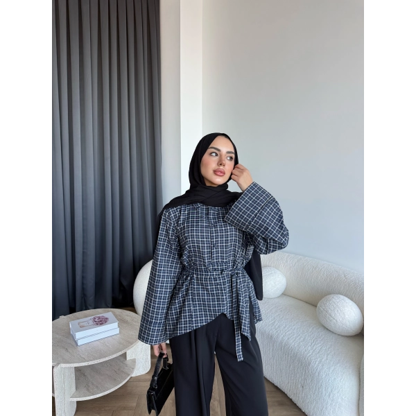 Pln-1 Asimetrik Gömlek