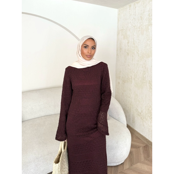 Rinas Elbise - Bordo