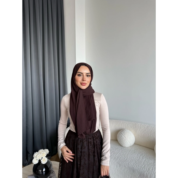 Sg - Dantel Detay Etek - Kahve