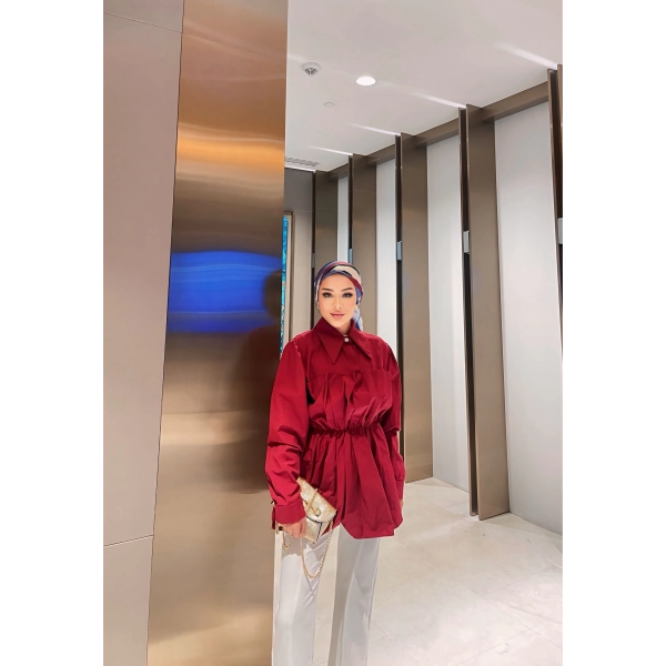 Splend Gömlek - Bordo