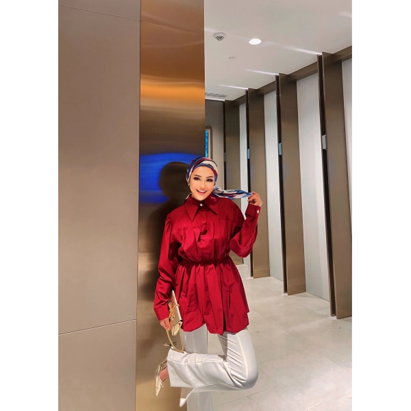 Splend Gömlek - Bordo