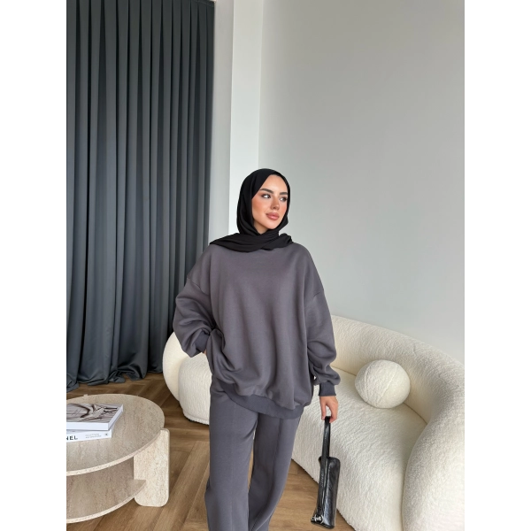 Spor Eşofman Takım - Antrasit