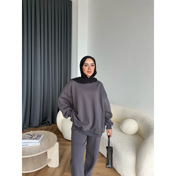 Spor Eşofman Takım - Antrasit