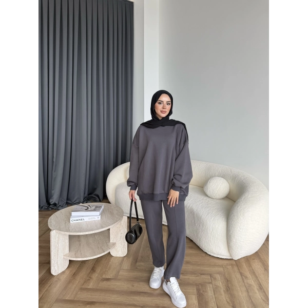 Spor Eşofman Takım - Antrasit