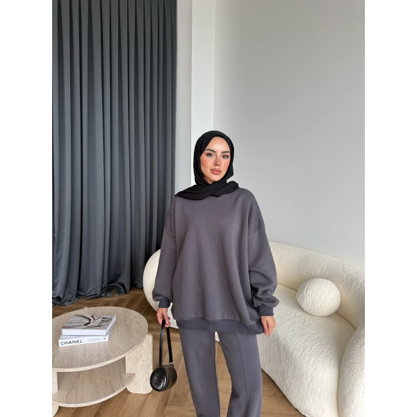 Spor Eşofman Takım - Antrasit