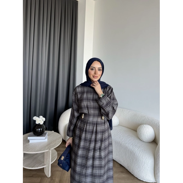 Tb - Wespa Kareli Elbise - Gri