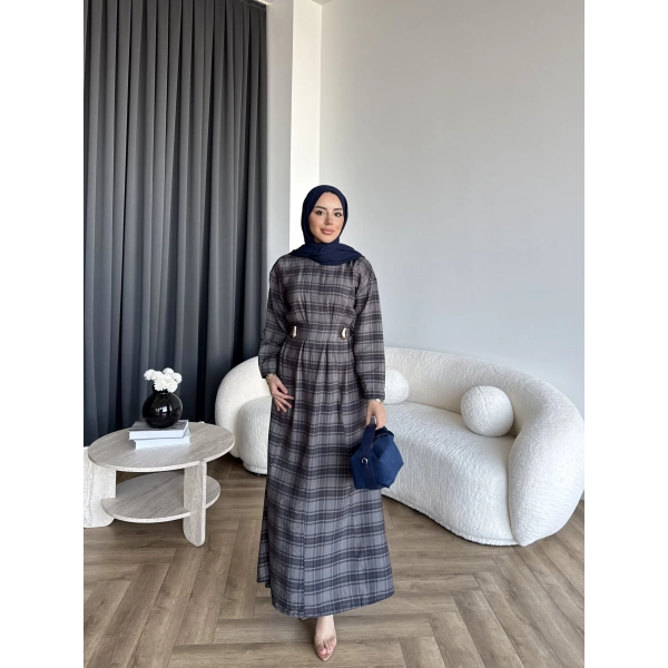 Tb - Wespa Kareli Elbise - Gri